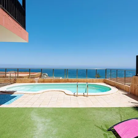 Willa Luxury 5 Star Violetta With Amazing Sea View, Jacuzzi And Heated Pool San Agustín
